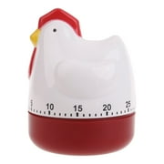 Cute Hen Shape Kitchen Cooking Timer Mechanical Countdown Clock Alarm Reminder f