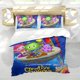 thumbnail image 5 of Galaxia Creativa Conjunto de sábanas temático, trío de piezas, cómodo y amigable con la piel, diseño único, regalo de decoración para el hogar para familiares, amigos y fans, 90 cm * 190 cm, 5 of 6