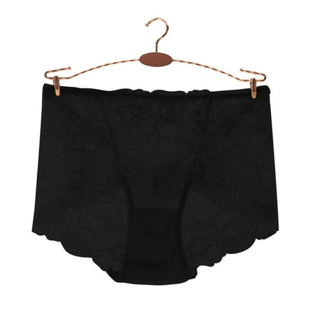 Panties for Women No Panty Lines Panties No Show High Rise Scalloped Thong Underwear Underpants Cotton Full Coverage Briefs Seamless G-String Thongs Plus Size Low Rise High Cut Bikini My Orders