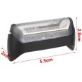 thumbnail image 5 of Lámina de repuesto para maquinilla de afeitar compatible con Braun Series 10B / 20B 1 190 180 170 Cruzer, repuesto Razor 10B/20B negro para maquinilla de afeitar, sin cabezal de corte, 5 of 5