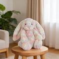 thumbnail image 6 of Kiewfjdk Easter Bunny Stuffed Animals, Soft Floppy Ear Easter Bunny Plush Toy, Pastel Rainbow, Cute Easter Rabbit Plushie for Kids, Mother's Day Gift Ideas, Festive Home Decor & Holiday Gift, 6 of 8