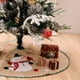 thumbnail image 2 of Artículos de decoración navideña Lino anciano muñeco de nieve tela adhesiva falda de árbol anciano Tamaño del árbol de Navidad Decoración del árbol de Navidad, 2 of 4