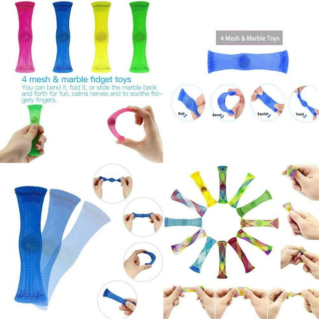 Paquete de juguetes sensoriales, juguetes de mano de descompresión, bolas para apretar para adultos, niños, autismo