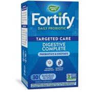 Angle View: Natures Way Fortify Dual Action Digestive Complete -- 30 Veg Capsules