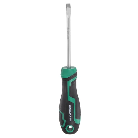 Uxcell SL6 Flat Head Screwdriver 8.3" Length S2 Steel Magnetic Slotted Screwdrivers for Fastening Loosening DIY Repairing