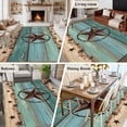 thumbnail image 6 of Large Area Rug 6'x9', Texas Star Country Non-slip Runner Carpet for Living Room/Bedroom/Office, Western Old Wooden Board Vintage Outdoor Indoor Rectangle Area Rugs Floor Mat for Kitchen/Dining Room, 6 of 9