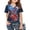 Navy, variant on Curuila Children Girls Boys T Shirt 250 Anniversary Usa Shirt V Neck Short Sleeved Print Breathable Tee Black1 Size 5-6 Years