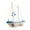 A, variant on Desk Decor for Men, Tyeign Nautical Wooden Sailboat Ornament Retro Wooden Sailboat for Home Kitchen Bathroom Office Party Center Decoration - Beach Decoration Office Desk Decor Desk Decorations