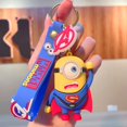 thumbnail image 1 of Llavero con colgante de Los Vengadores de Marvel para niños, llavero de coche, llavero de bolsa de teléfono, joyería de adorno, regalos de dibujos animados de Disney Fivean unisex, 1 of 2