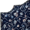thumbnail image 4 of Skyline Furniture 831NB-PWWFNBL Full Nail Button Notched Headboard, Whisp Floral Navy Blush, 4 of 5