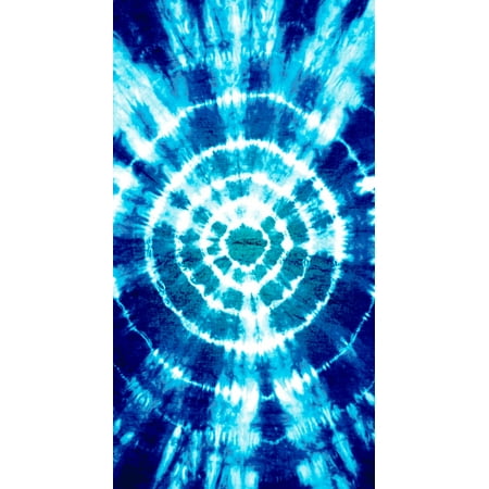 Laid Out Beach Towel - Mainstays Tie Dye Beach Towel - 34