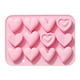 thumbnail image 1 of 12 Moldes De Silicona Con 6 Formas Diferentes De Corazones Moldes Para Hornear Chocolate Moldes Para Pasteles De Gelatina, 1 of 2