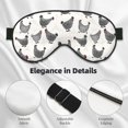thumbnail image 4 of Goofa Funny Chicken Printed Sleep Eye Mask for Men Women, Zero Eye Pressure Sleeping Mask, Light Blocking Night Blindfold, Soft Eye Shade Cover, 4 of 7