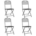 thumbnail image 5 of vidaXL 2/4x Folding Patio Chairs Expanded Metal Mesh Anthracite Garden Outdoor, 5 of 12