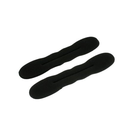 Black Long Hair Figurine - Unique Bargains Long Hair Bun Making Tool Black Sponge Hair Clip for women