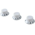 thumbnail image 4 of 3PCS Potentiometer Rotary Knobs Tone Volume Control Knob Replacement for Electric Guitar Bass White Knob Black Lettering, 4 of 14