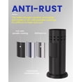 thumbnail image 2 of Anti-Hand Off Toilet Plunger with Holder for Bathroom,Powerful Efficient Force Suction Cup,Heavy Duty, Deep Cleaning Black, 2 of 4