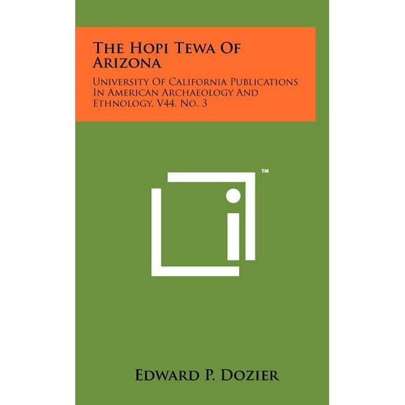 The Hopi Tewa of Arizona (Hardcover)