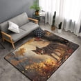 thumbnail image 2 of Area Rugs For Living Room Decor - Autumn Wolf Maple Forest A Anti Slip Throw Washable Rugs 3x5 For Bedroom, Soft Indoor Carpet For Bedroom Living Room 60x39In, 2 of 5
