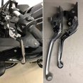 thumbnail image 2 of Cnc Extendable Folding Motorcycle Adjustment Brake Clutch Levers For Yamaha V-max Vmax1200 Vmax1700 (vmax1200 1999-2004, Blue), 2 of 5