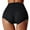 Black, variant on vigerkar High Waisted Underwear for Women Seamless Panties Breathable Lace No Show Cheeky Tummy Control Briefs Bikini Hipsters Beige, 3XL