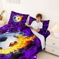 thumbnail image 3 of Erosebridal Soccer Sport Theme Queen Sheet Sets,Football Game Bed Set For Ball Lovers 4-Piece, 3 of 6