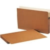 Smead File Pockets with Straight-Cut Tab Legal - 8 1/2" x 14" Sheet Size - 1 3/4" Expansion - Straight Tab Cut - 12.5 pt. Folder Thickness - Redrope - Redrope - 3.46 oz - Recycled - 50 / Box