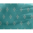 thumbnail image 4 of oneOone Georgette Viscose Fabric Plus Sign Kasuri Decor Fabric Printed BTY 42 Inch Wide, 4 of 4