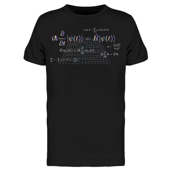 Blackboard With Formulas Tee Men's -Image by Shutterstock