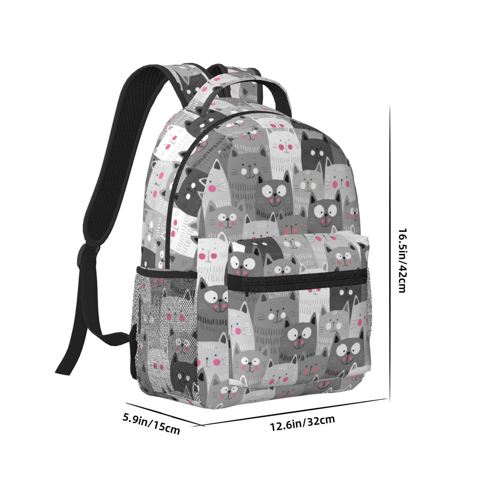 Xecao Cats Group Travel Backpack: A spacious, stylish computer backpack ideal for men and women, perfect for college, school, or daily travels