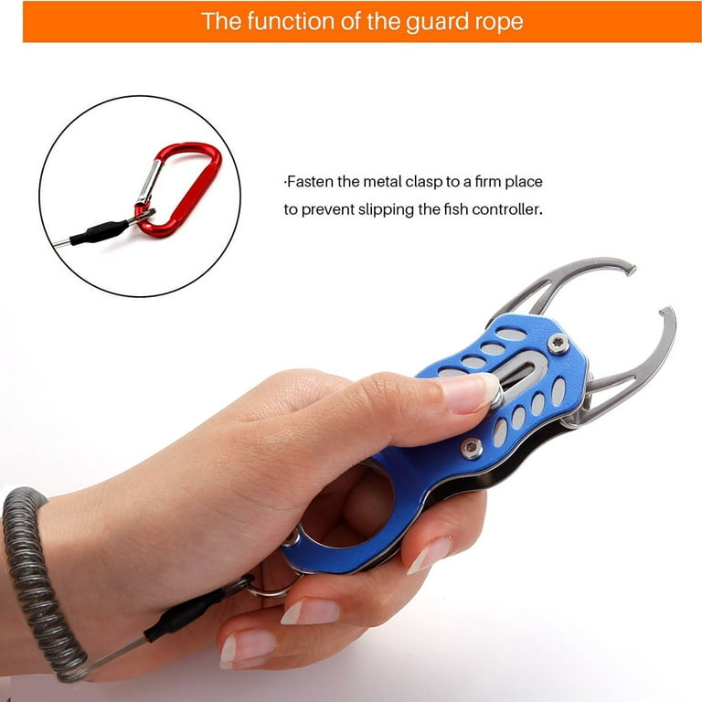 Fishing Lip Gripper Pliers Set, Hook Remover Mini Fish Gripper Fishing  Pliers and Gripper Fishing Line Cutters Fishing Accessories, 1Set