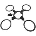 thumbnail image 4 of Metal Curtain Rings with Clips, Heavy Duty Curtain Hooks for Drapes, Curtain Hangers Clips, Drapery Curtain Clip Rings, 4 of 6