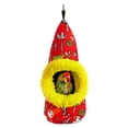 thumbnail image 3 of Egg-Shaped Bird Nest Hanging Bed, Warm Thick Cotton Winter Shelter for Budgerigars Parakeets Finches, Cozy Durable Birdhouse for Cage Aviary Outdoor Use Promotes Comfort and Security, 3 of 8