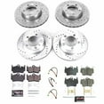 thumbnail image 3 of PowerStop Front and Rear Z23 Evolution Sport Carbon-Fiber Ceramic Brake Pad and Drilled & Slotted Rotor Kit Fits: PORSCHE Select Models K6733, 3 of 10
