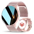 thumbnail image 1 of Smartwatch Reloj De Silicona De Moda S32 Reloj Deportivo Int Caja Dorado Correa Rosa Bisel Dorado, 1 of 8