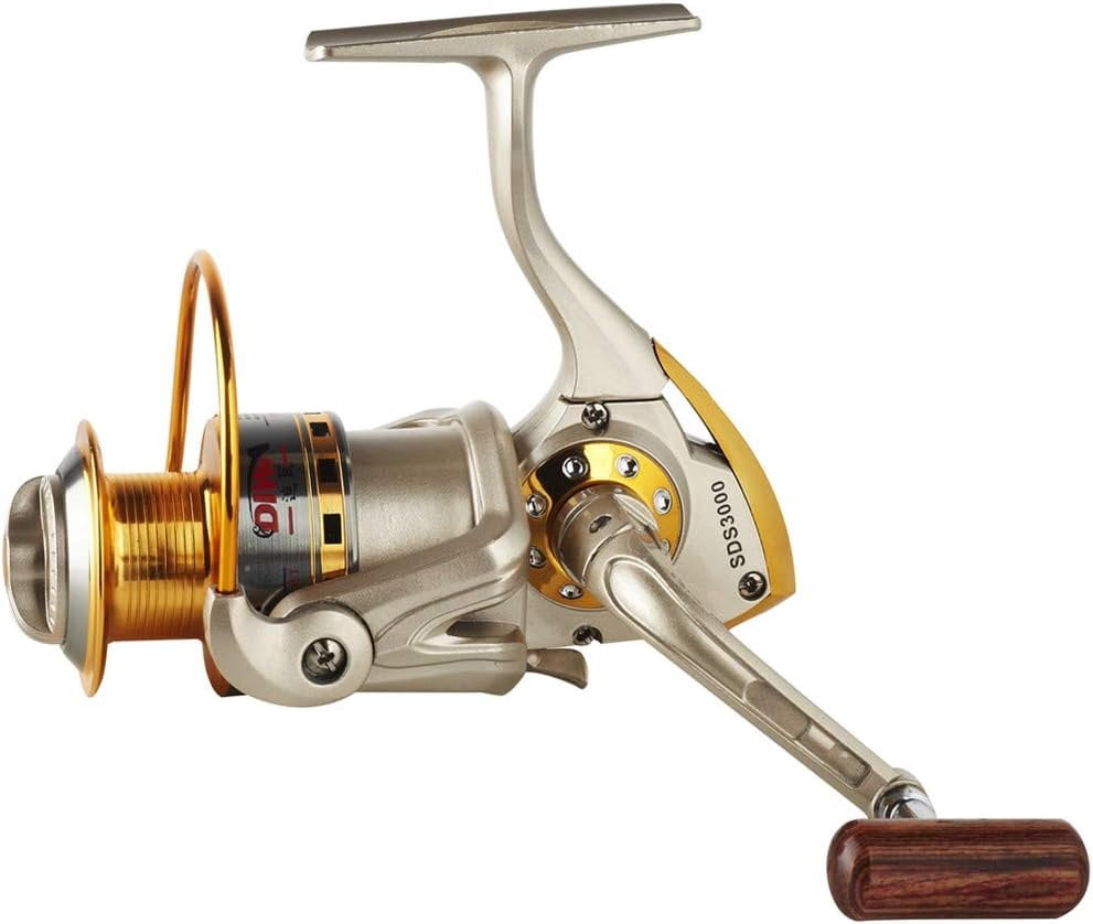 Spinning Fishing Reels for Saltwater Freshwater 1000 2000 3000 4000 5000 6000 Series Fishing Spool Left/Right Interchangeable Trout Carp Spinning Reel Light and Smooth