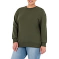 thumbnail image 3 of Terra & Sky Women's Plus Size Fleece Sweatshirt, 2-Pack, 3 of 16