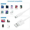 thumbnail image 6 of Charger Cable 6ft, 3Pack Long Cable 6 Feet, Charging Power Cord 6 Foot Compatible with iPhone 14/14 Pro Max/13 Mini/12/11/XS/XR/8/7/6s/5s iPad Case, 6 of 10