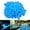 Blue, variant on Luminous Garden and Aquarium Decoration Stones, Absorb & Glow, Natural Resin, 150 Pcs