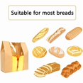 thumbnail image 4 of High Quality!50 pcs Kraft Food Packaging Paper Bags, Bread Bags with Window, 4 of 5