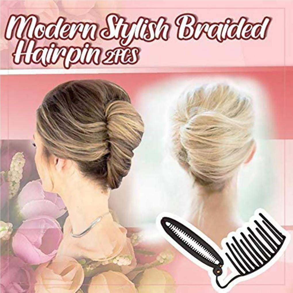 French Twist Goody Modern Updo Pin 2Pcs Quick French Twist Hairpin