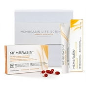 Membrasin Starter Pack - 30 Day Vitality Pearls, Estrogen-Free Oral Vaginal Moisture Supplement and Topical Vulva Cream, Provides Relief from Feminine Dryness, Burning, Irritation, and Itching