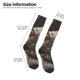 thumbnail image 2 of Fotbe Astronaut Polar Bear Roar Calcetas Divertidas Estampadas para Hombre y Mujer, Calcetas de Algodón hasta la Rodilla para Caminar, Correr, Enfermería y Embarazo, 2 of 6