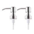 thumbnail image 1 of 2pcs Soap Dispenser Lids Stainless Steel Rust Proof Lotion Dispenser Bathroom Accessories, 1 of 4
