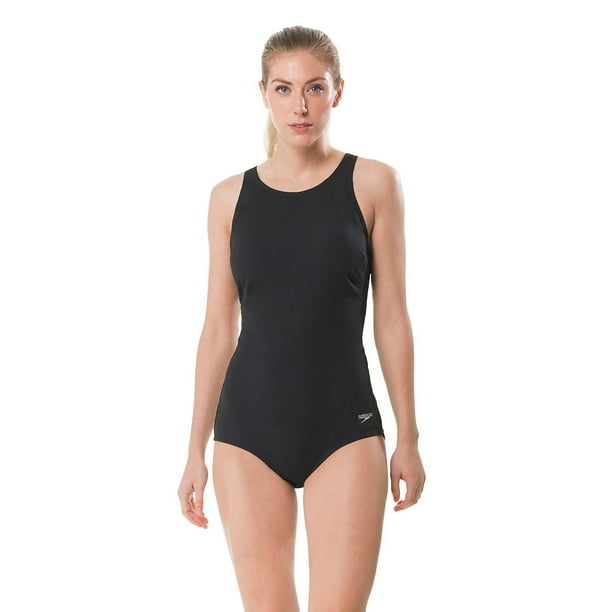 Traje de Baño Speedo High Neck para Mujer/Niña 7723174-001 negro 8 Speedo 7723174-001 HIGH NECK