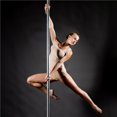 thumbnail image 2 of Yaheetech Perche de Danse Stripper 45 mm Hauteur Réglable 44,5-108,3 Pieds', Argent, 2 of 8