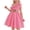 Pink, variant on Girls Off Shoulder Dresses Size 8 Cute Casual Ruffle Hem Summer Dress Aline Beach Vacation Outfits Hot Pink, 9 Years