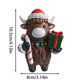 thumbnail image 5 of Adorno de escritorio con vaca adorable para fiestas navideñas, ideal para el hogar y único para los amantes de las vacas y coleccionistas, 5 of 5