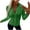 Green, variant on Xunlbb Long Sleeve Shirts for Women, Women's Solid Color Button Up Long Sleeved V-neck Shirt S-2XL Holiday Gift Finder