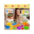 thumbnail image 2 of Counting Dinosaurs Toys Matching Games With Stacking Bowls Preschool Color Sorting Learning Activities For Math Montessori STEM Educational Sensory To, 2 of 4